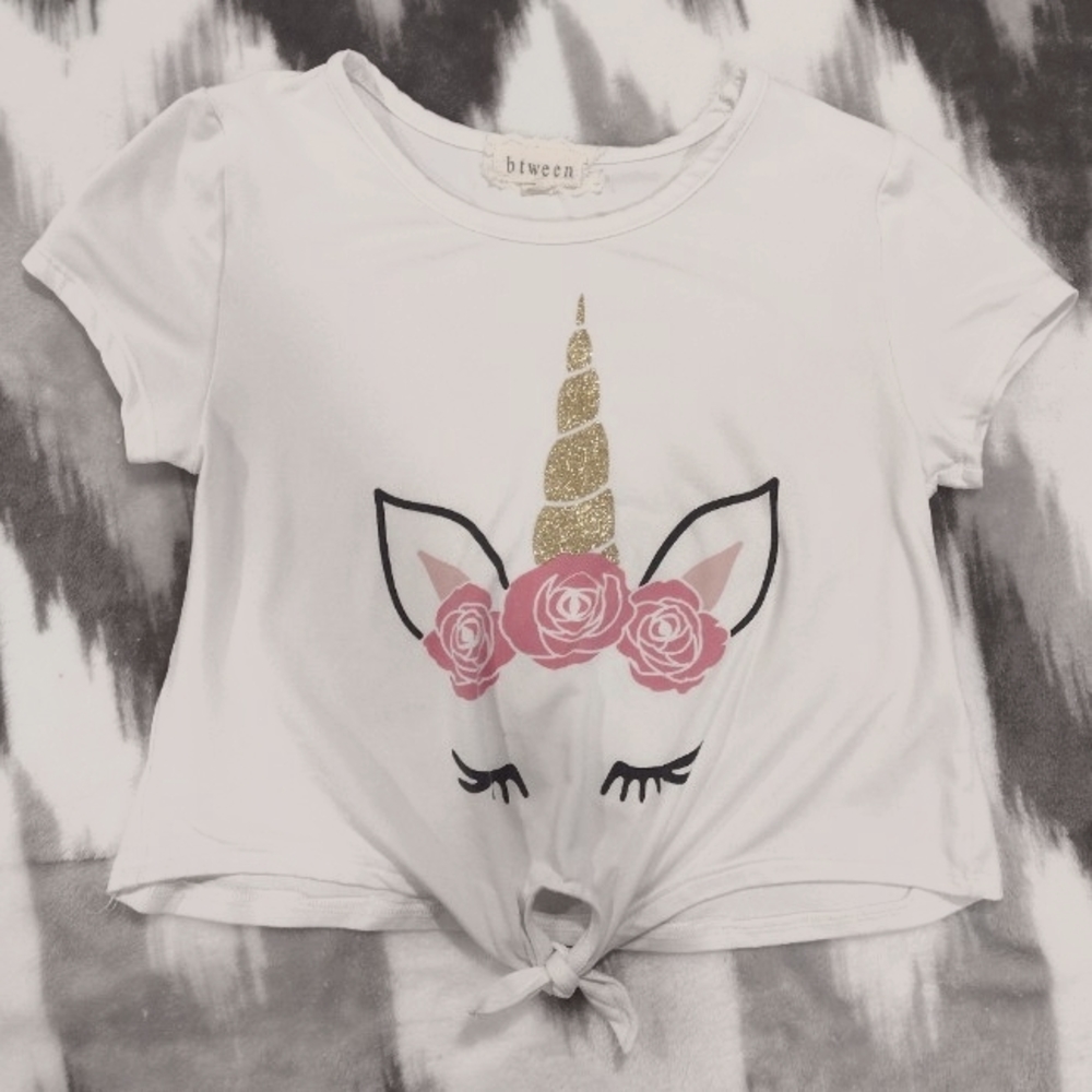 Btween Girls crop blouse Size 10 youth